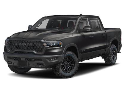 Black 2026 RAM 1500 Rebel Crew Cab 4WD Pickup Truck Four-Wheel Drive 8-Speed Automatic