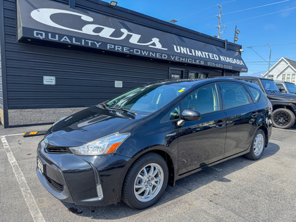 Black 2016 Toyota Prius v Sedan Continuously Variable Transmission