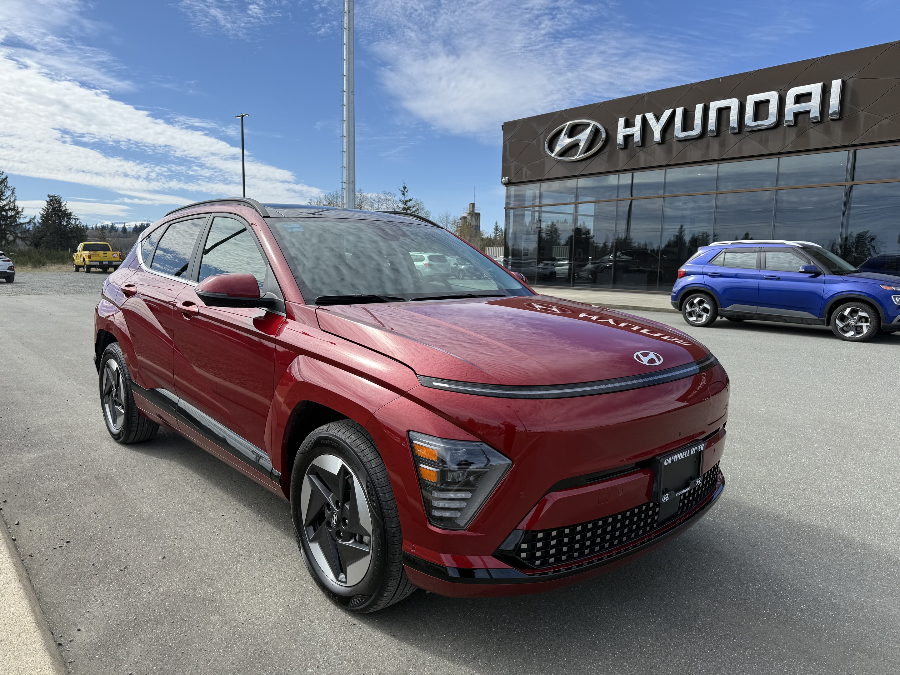 Red 2025 Hyundai Kona Electric Preferred FWD SUV / Crossover Automatic