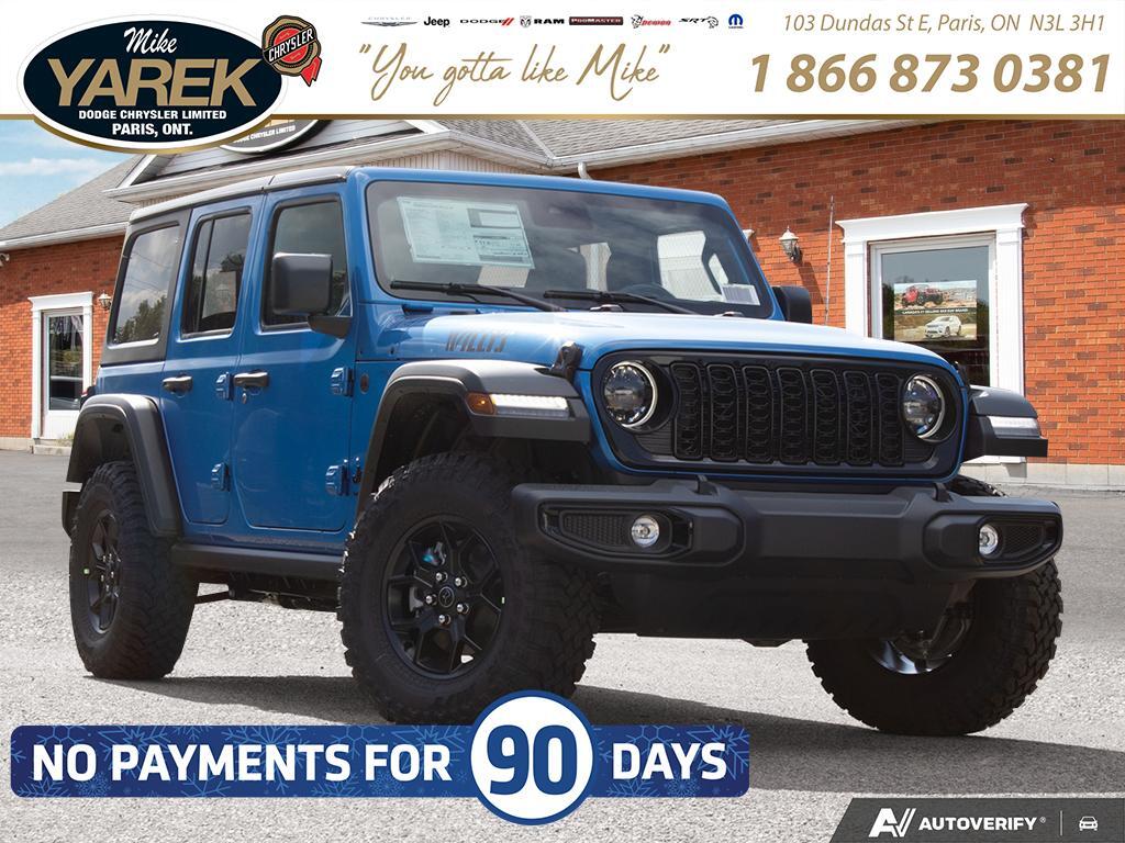 2025 Jeep Wrangler Willys 4-Door 4WD SUV / Crossover Four-Wheel Drive 6-Speed Manual