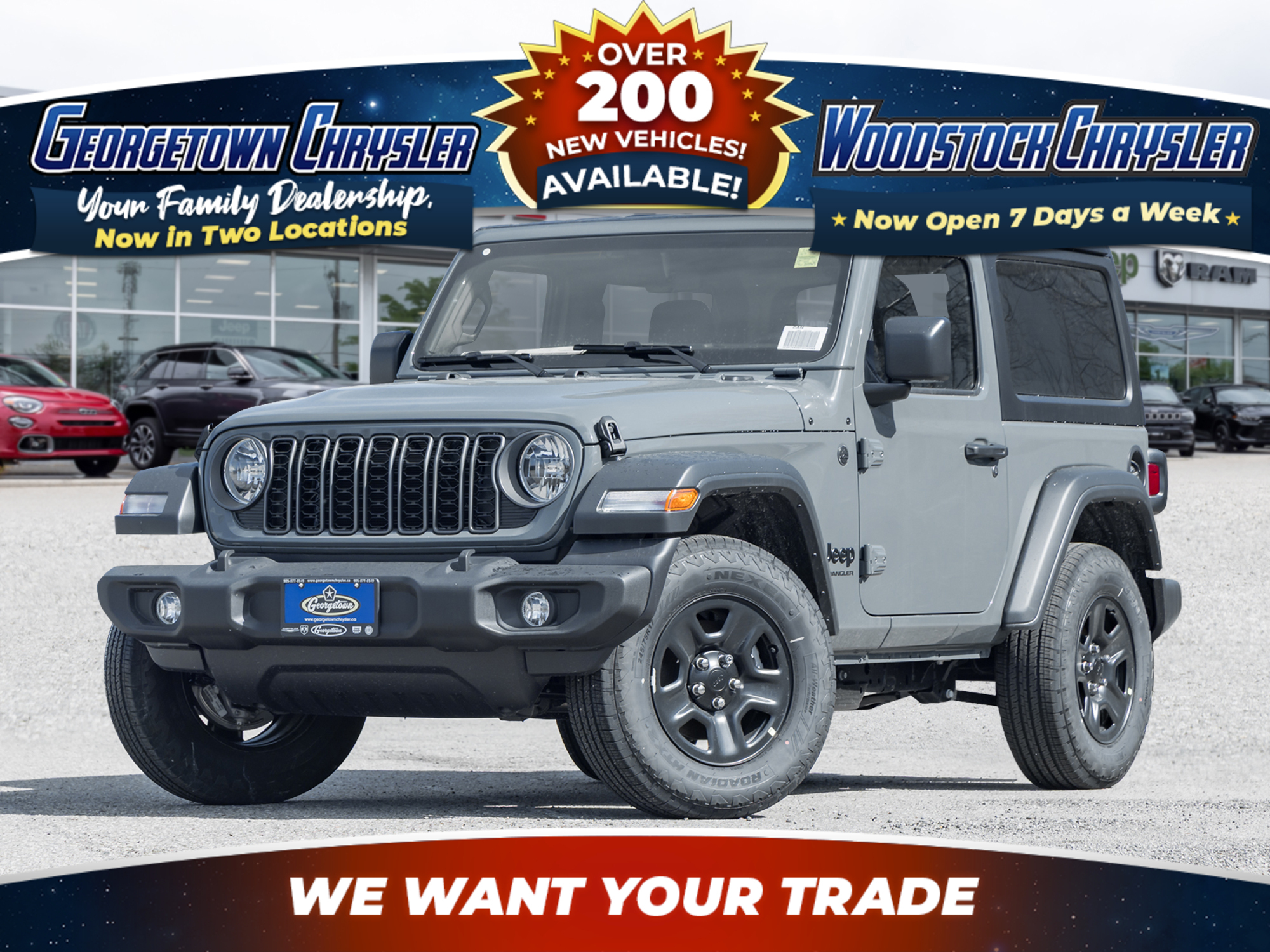 Jeep Wrangler Sport 2-Door 4WD 2026