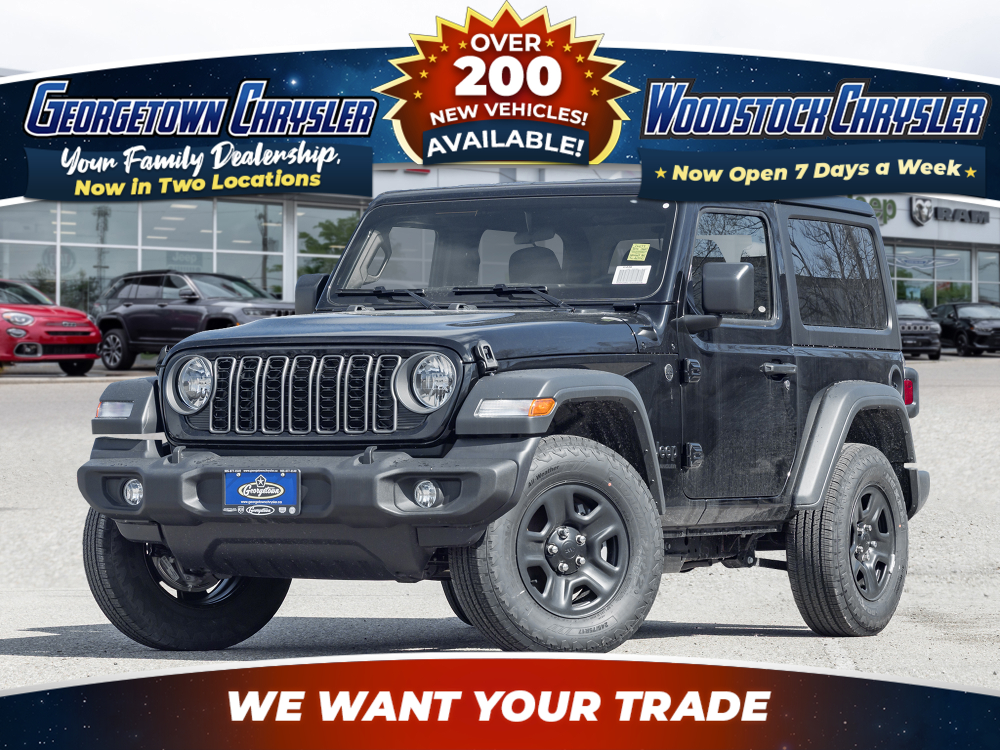 Jeep Wrangler Sport 2-Door 4WD 2026