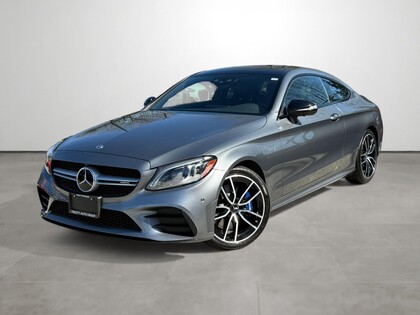 Silver 2019 Mercedes-Benz C-Class Coupe All-Wheel Drive Automatic