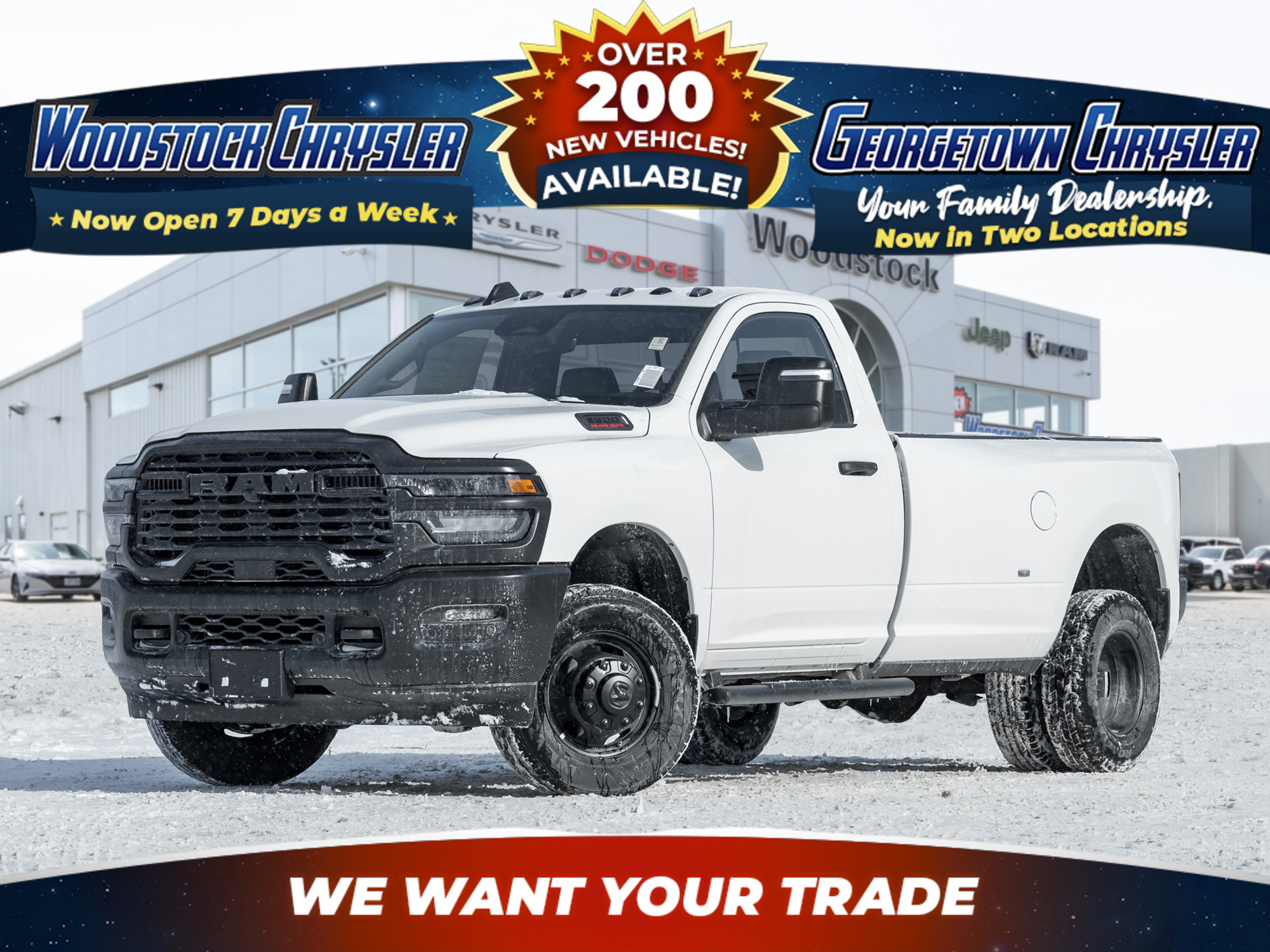 RAM 3500 Tradesman Regular Cab LB DRW 4WD 2026