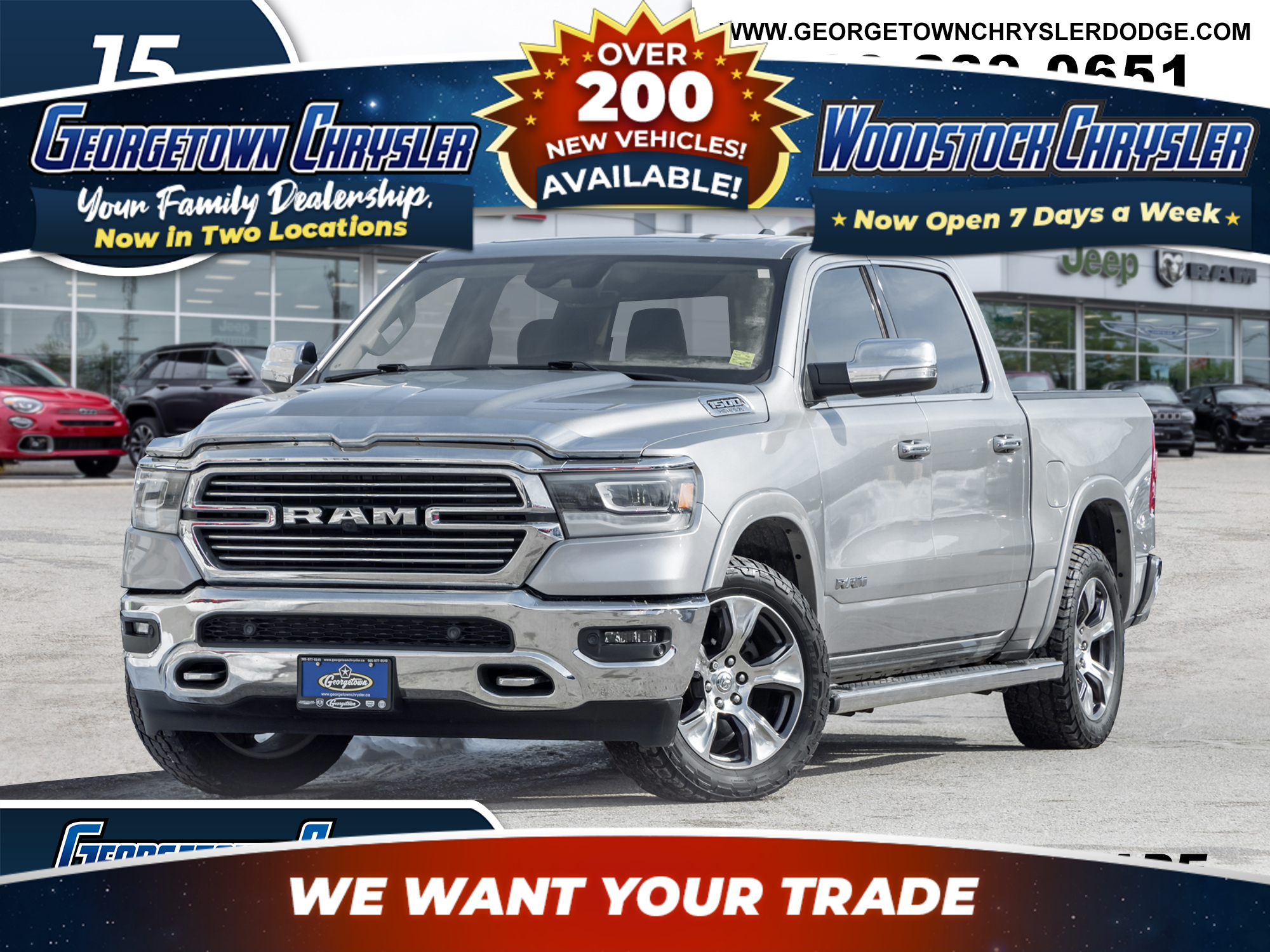 RAM 1500 Laramie Crew Cab 4WD 2019