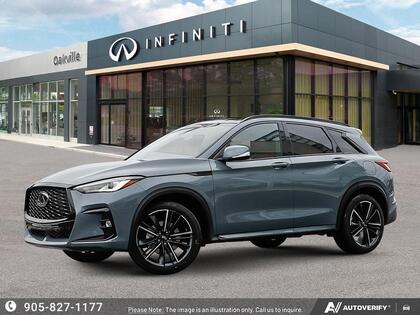 Gray 2025 INFINITI QX50 Sport AWD SUV / Crossover All-Wheel Drive Continuously Variable Transmission