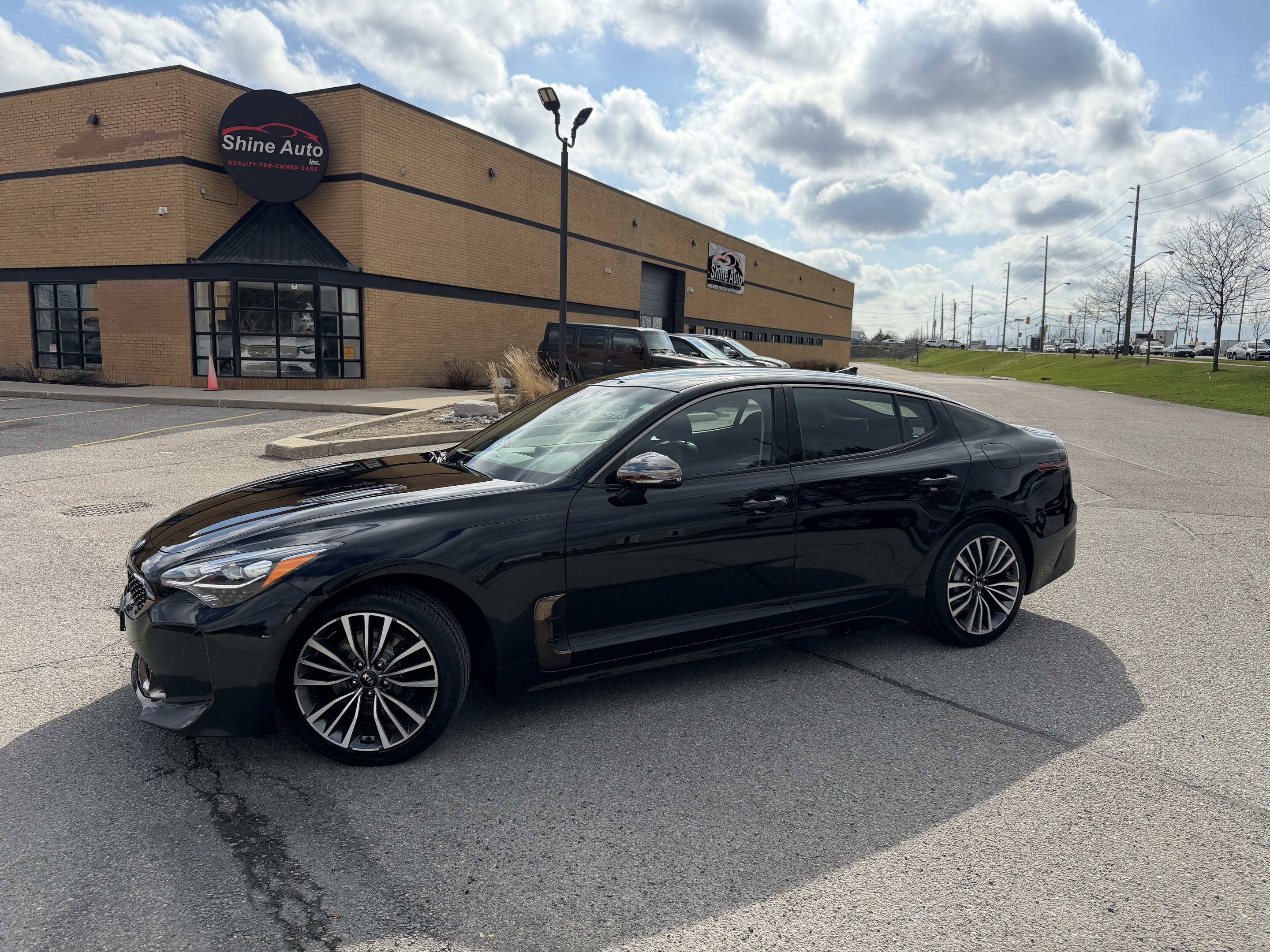 Black 2019 Kia Stinger GT-Line AWD Sedan 8-Speed Automatic
