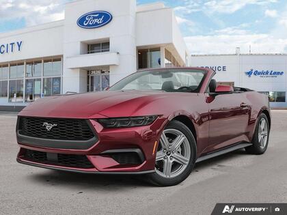 Red 2026 Ford Mustang EcoBoost Premium Convertible RWD Convertible Rear-Wheel Drive Automatic