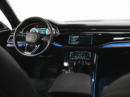 used 2021 Audi Q8 car, priced at $49,900