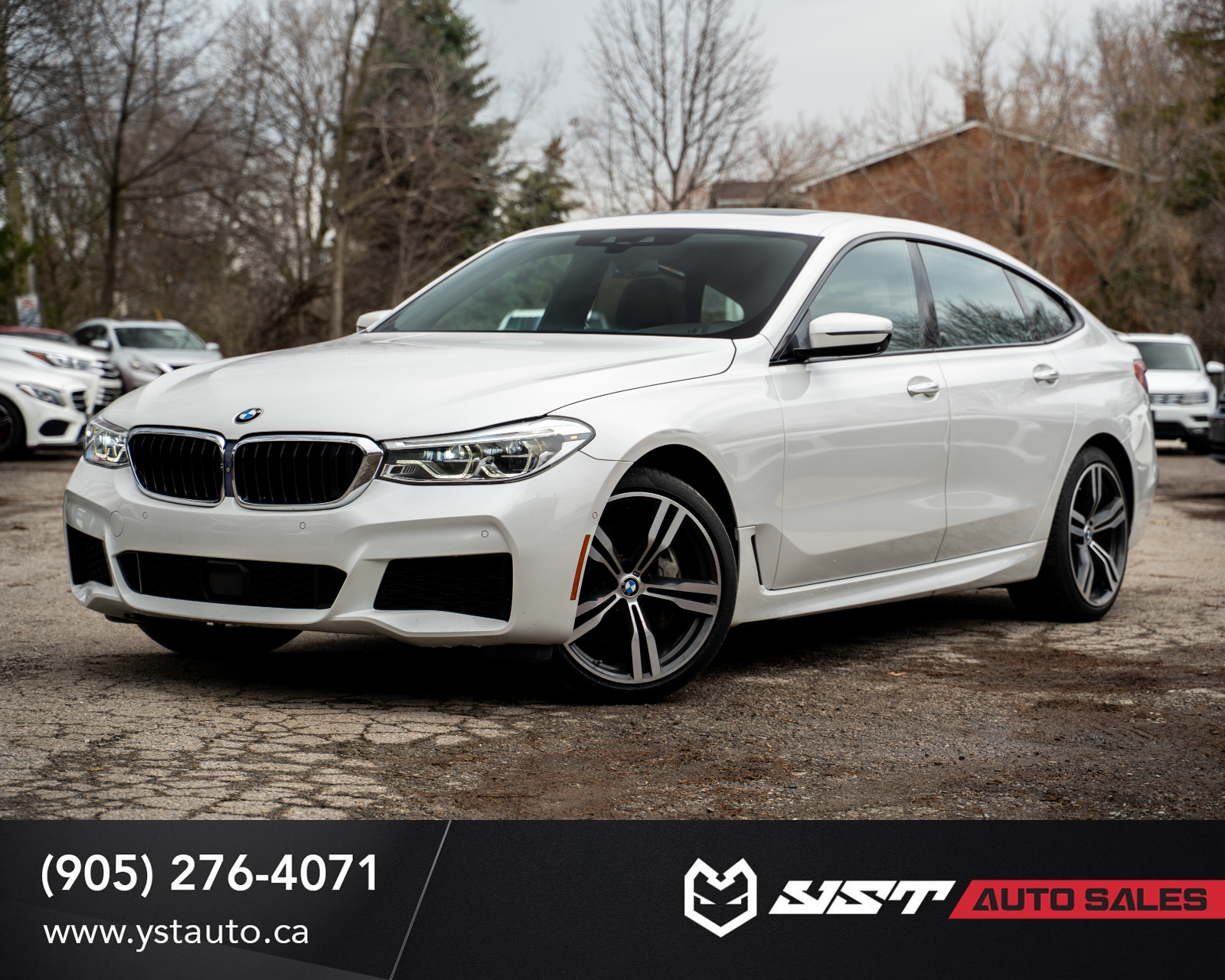 White 2018 BMW 6 Series Gran Turismo 640i xDrive AWD Wagon All-Wheel Drive 8-Speed Automatic