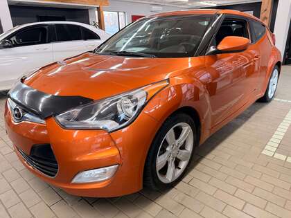 Orange 2013 Hyundai Veloster Coupe Automatic