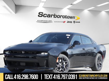 Black 2026 Dodge Charger Scat Pack Sedan AWD Sedan All-Wheel Drive 8-Speed Automatic
