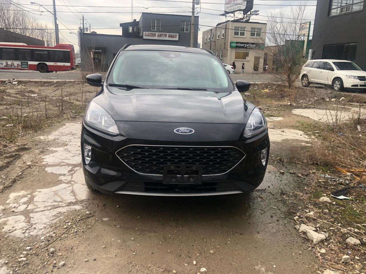 Black 2021 Ford Escape Hybrid SEL AWD SUV / Crossover All-Wheel Drive Continuously Variable Transmission