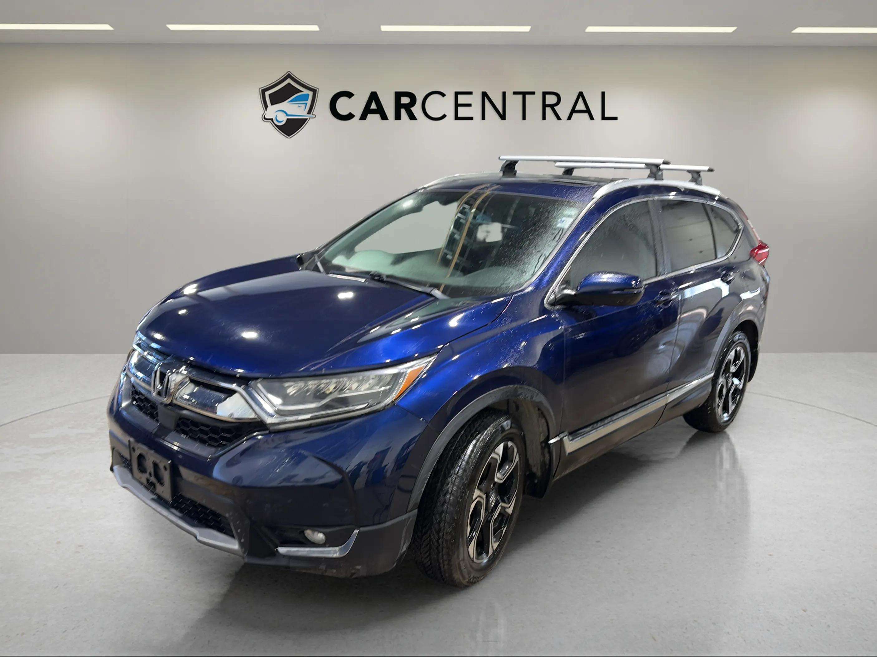 Blue 2019 Honda CR-V Touring AWD SUV / Crossover All-Wheel Drive Continuously Variable Transmission