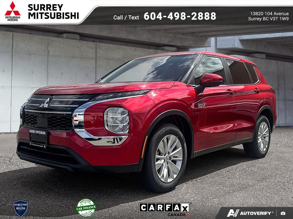 Red 2026 Mitsubishi Outlander Hybrid Plug-in ES S-AWC SUV / Crossover All-Wheel Drive 1-Speed Automatic