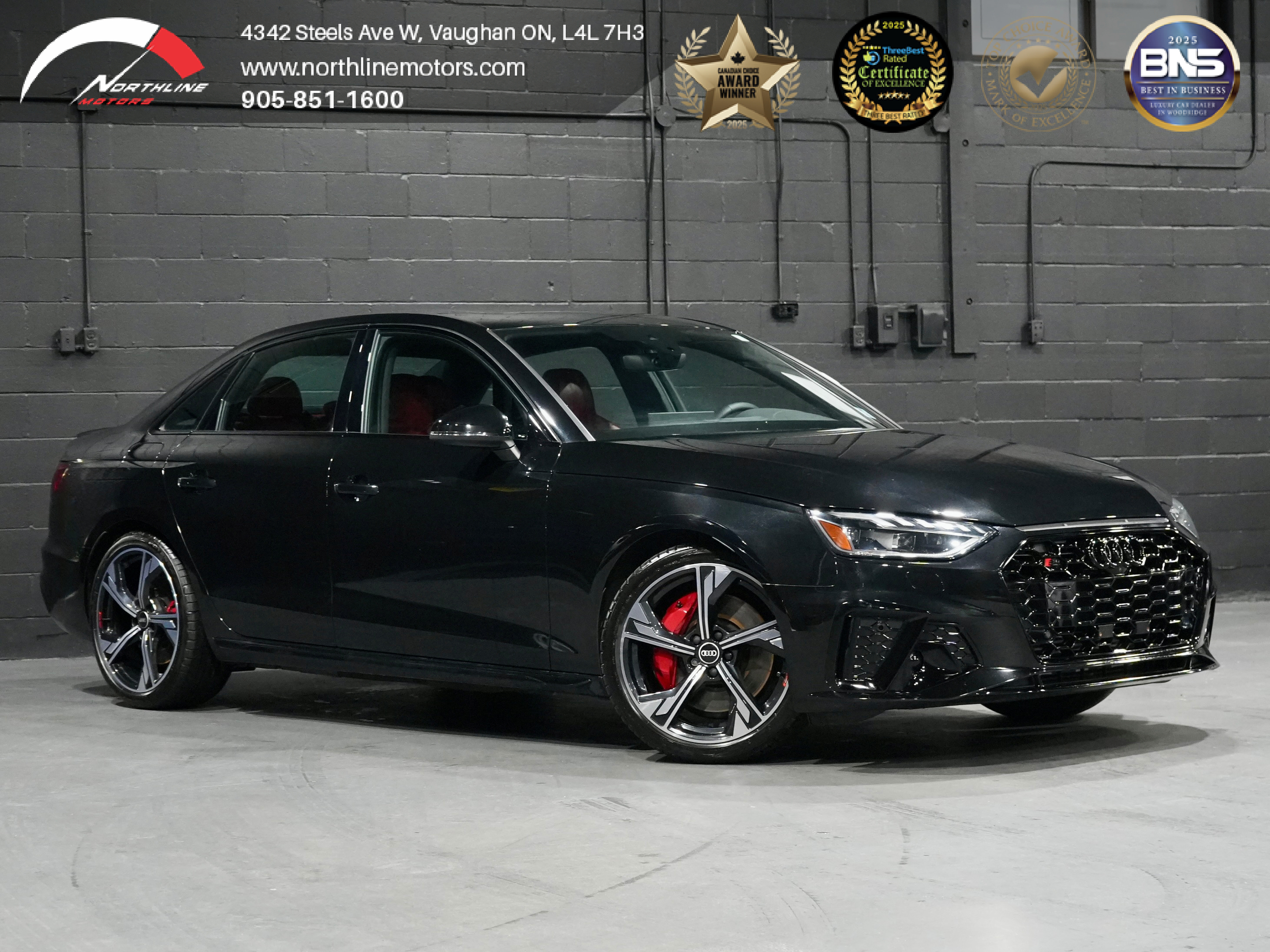 Black 2024 Audi S4 3.0 TFSI quattro Technik AWD Sedan Automatic