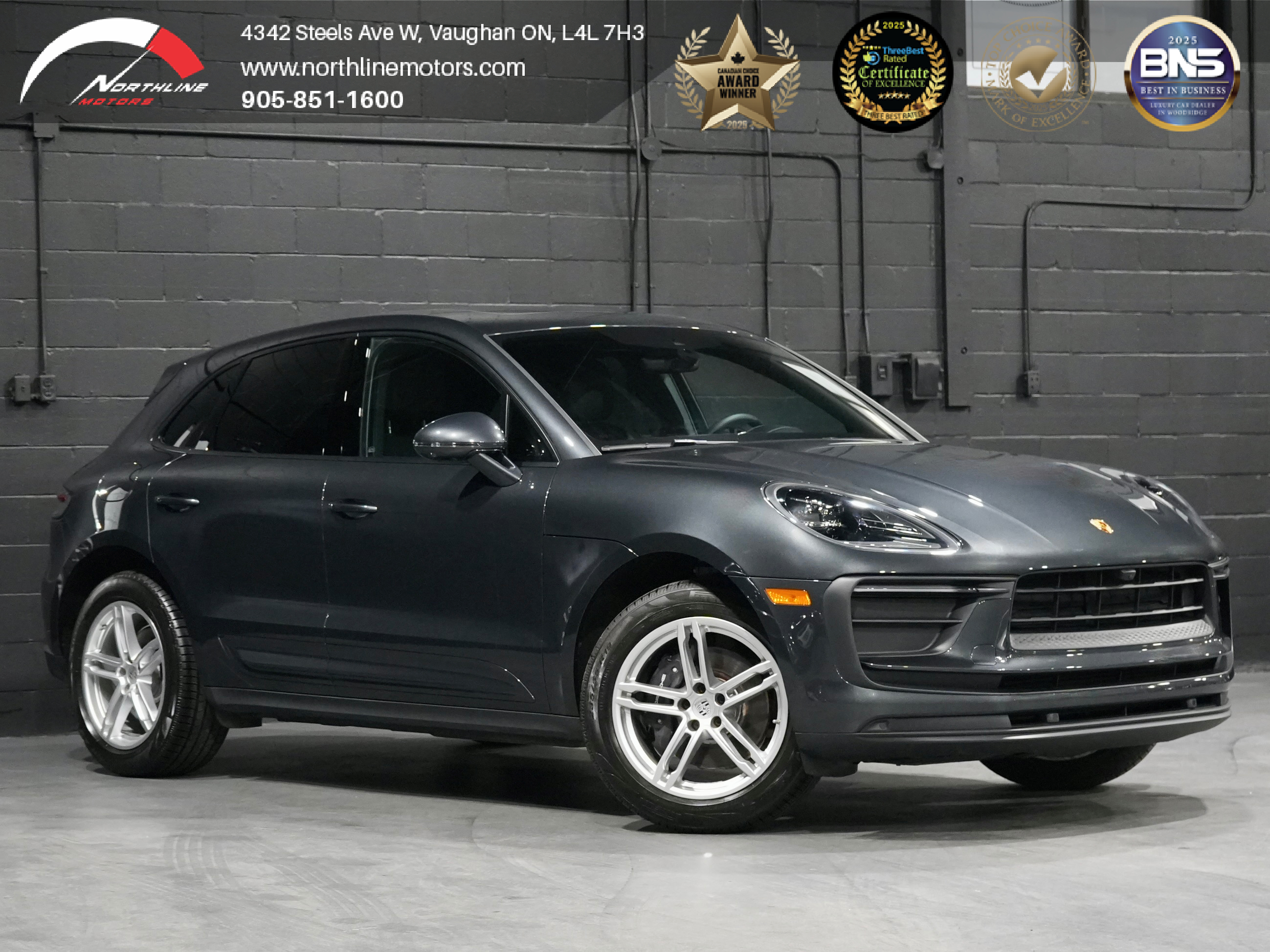 Gray 2023 Porsche Macan AWD SUV / Crossover All-Wheel Drive 7-Speed Automatic