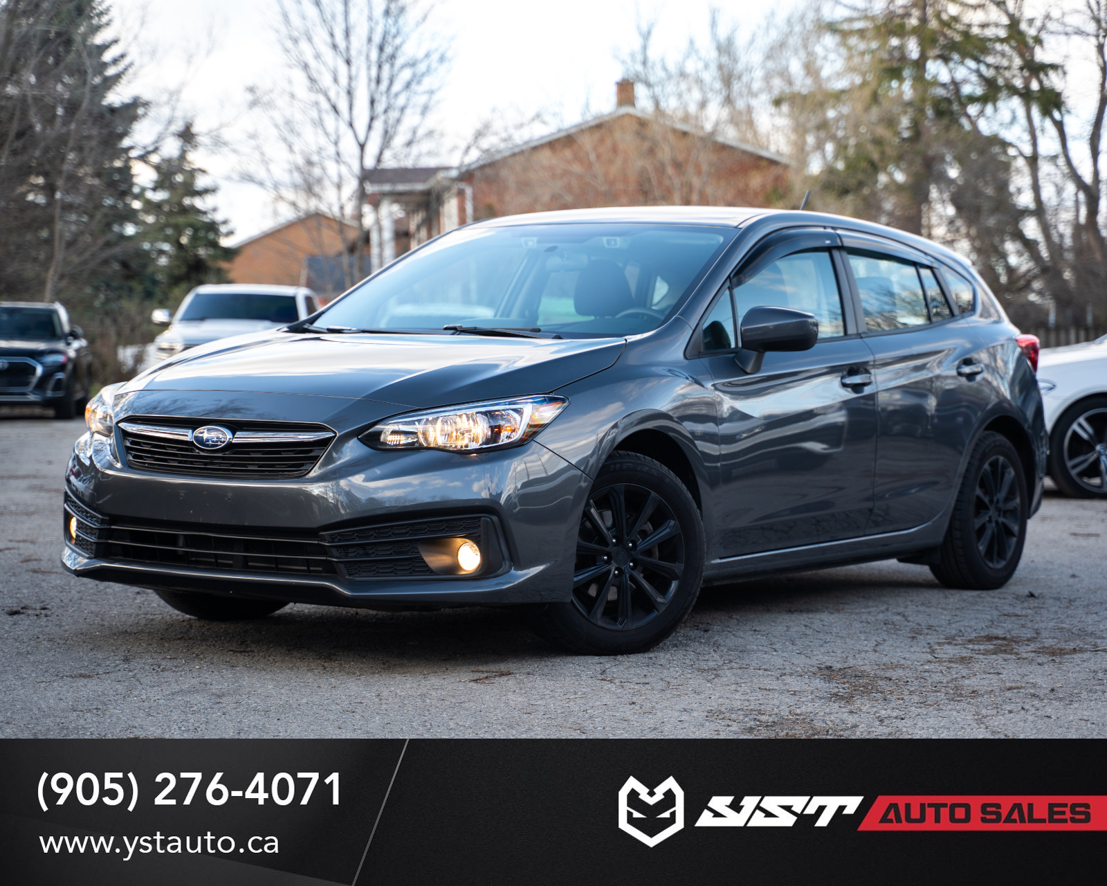 Gray 2021 Subaru Impreza Convenience Wagon AWD Wagon Continuously Variable Transmission