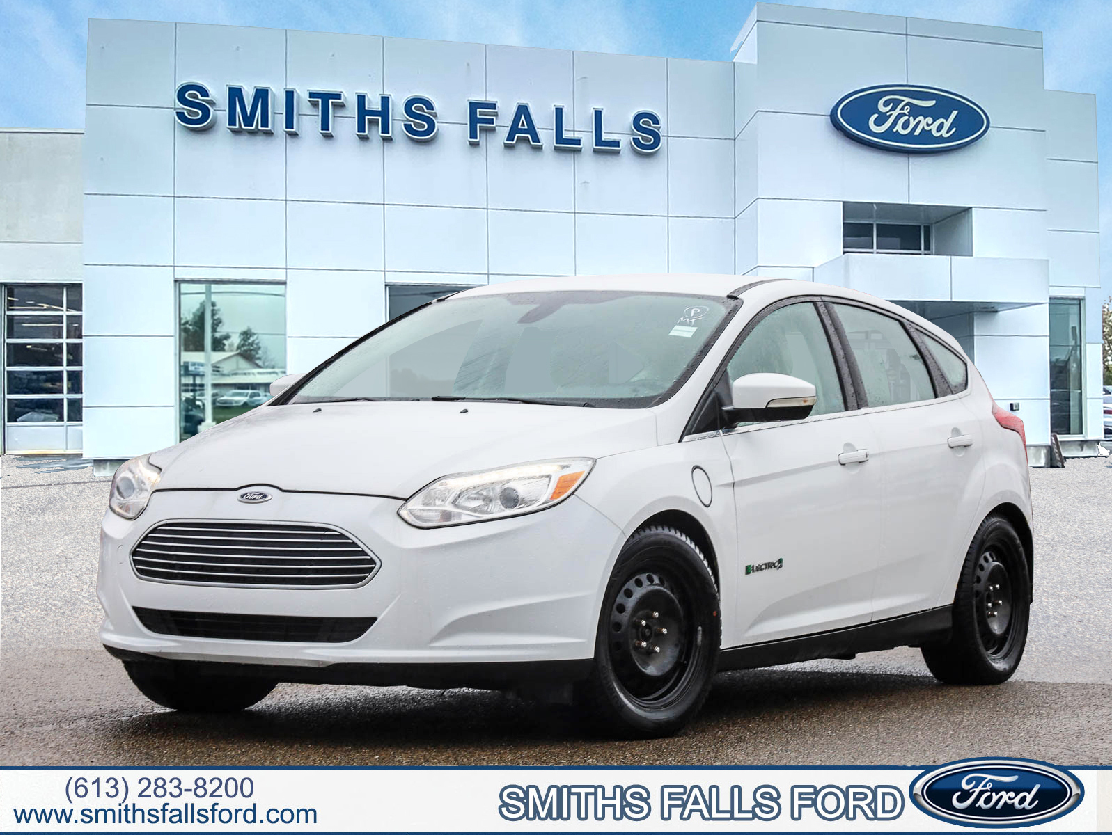 White 2012 Ford Focus Electric Hatchback Hatchback Front-Wheel Drive 1-Speed Automatic