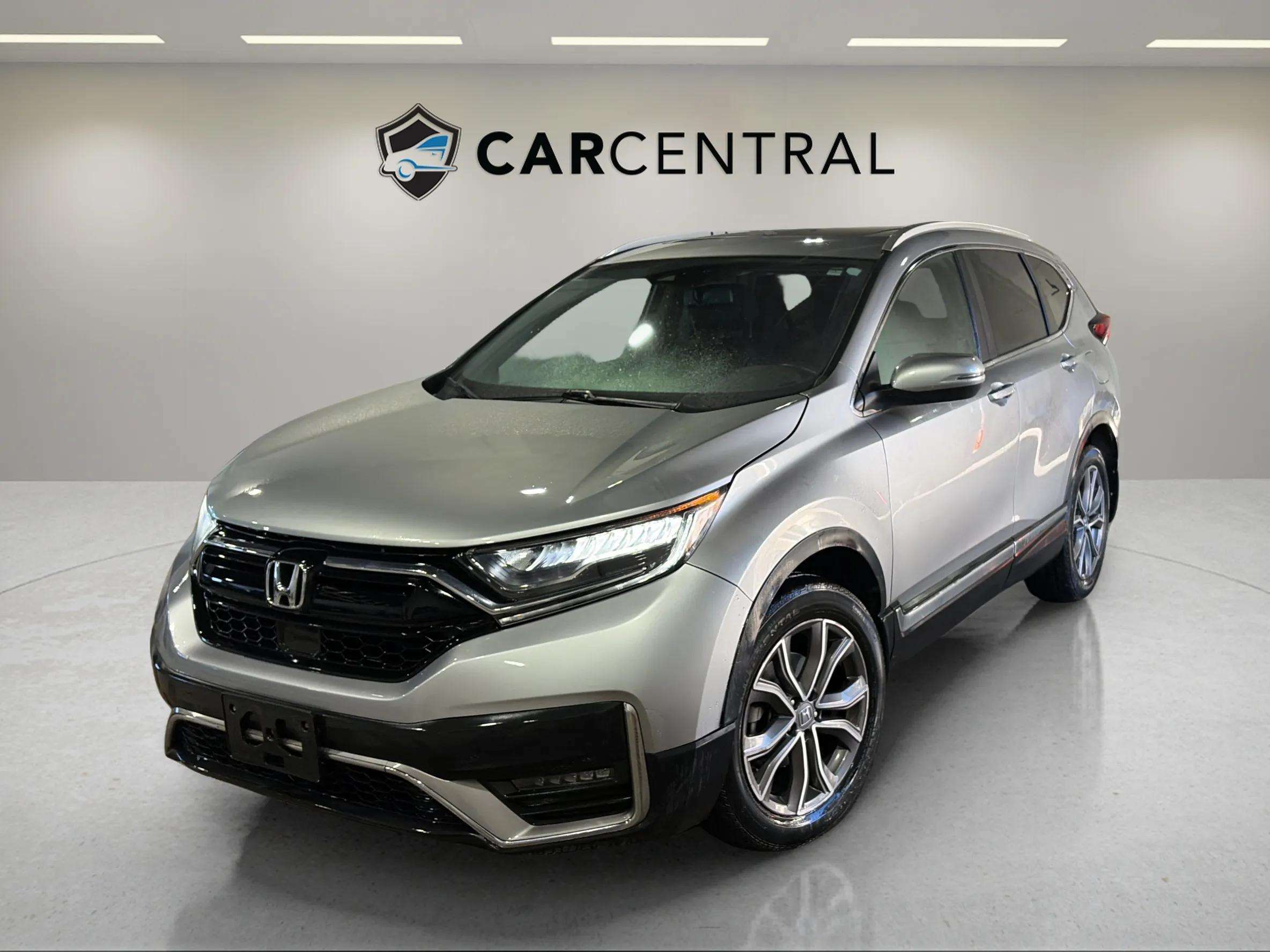 Silver 2021 Honda CR-V Touring AWD SUV / Crossover All-Wheel Drive Continuously Variable Transmission