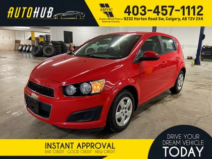 Red 2014 Chevrolet Sonic LS Hatchback FWD Hatchback Front-Wheel Drive 6-Speed Automatic