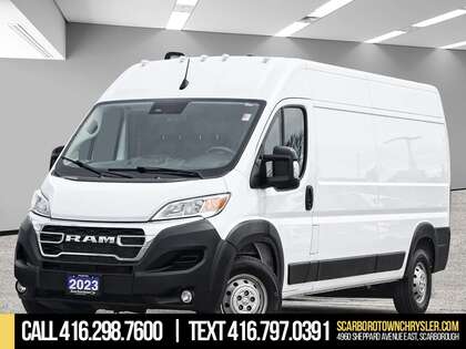 White 2023 RAM ProMaster 2500 159 High Roof Cargo Van FWD Van Front-Wheel Drive 9-Speed Automatic
