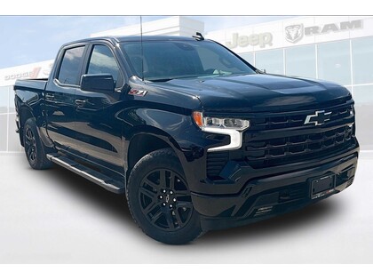 Black 2024 Chevrolet Silverado 1500 RST Crew Cab 4WD Pickup Truck Four-Wheel Drive 8-Speed Automatic