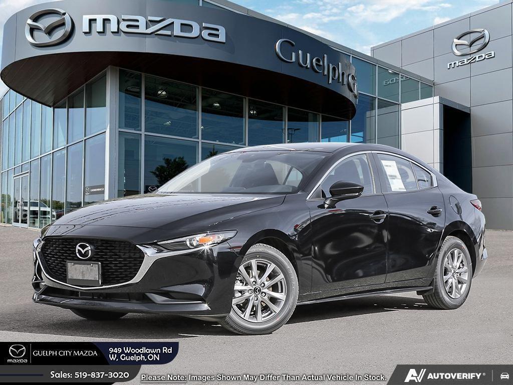 Black 2026 Mazda MAZDA3 GX Sedan FWD Sedan 6-Speed Automatic