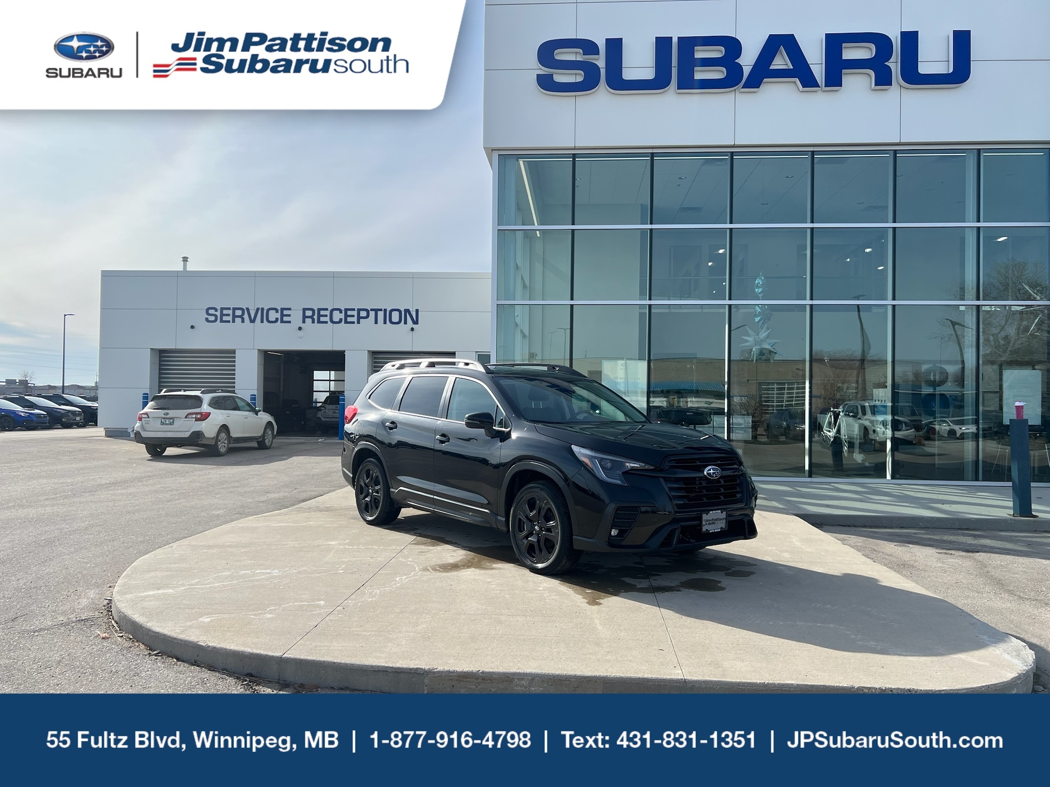Black 2023 Subaru Ascent Onyx AWD SUV / Crossover Continuously Variable Transmission