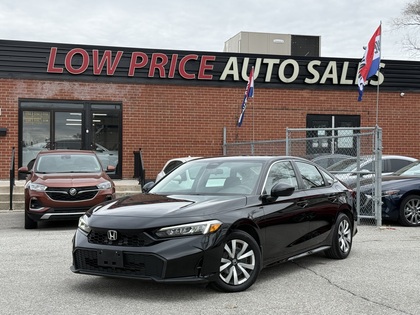 2025 Honda Civic LX FWD Sedan Front-Wheel Drive Continuously Variable Transmission