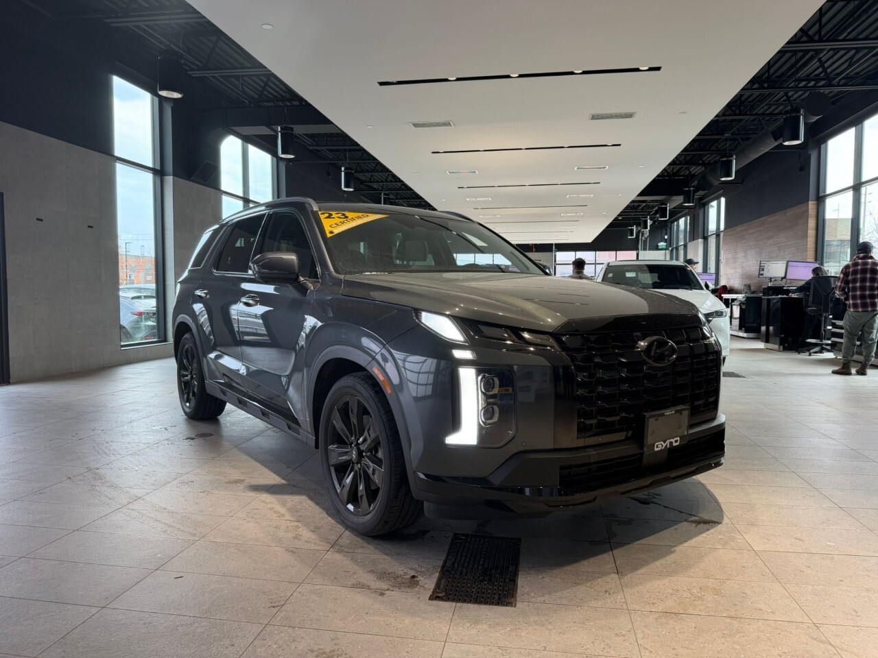 Gray 2023 Hyundai Palisade Urban AWD with 7 Passenger Seating SUV / Crossover Automatic