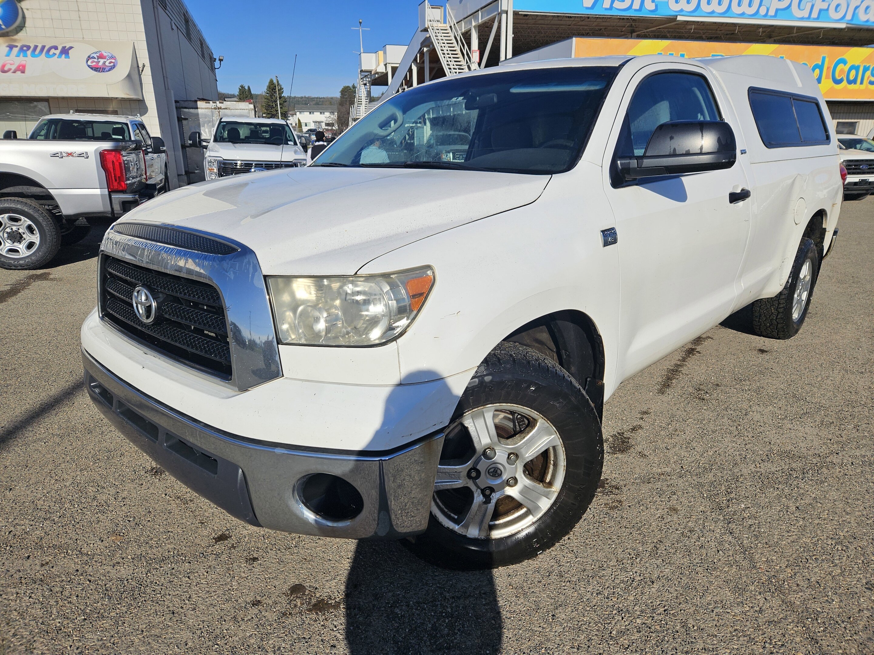 White 2008 Toyota Tundra Base 4.7L LB Pickup Truck 4X2 Automatic