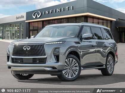 Silver 2026 INFINITI QX80 Luxe 4WD SUV / Crossover All-Wheel Drive 9-Speed Automatic