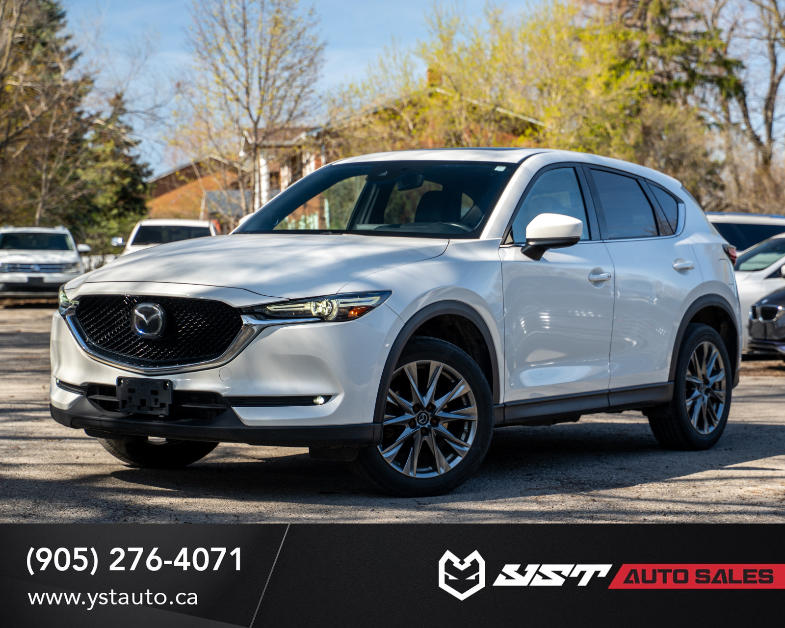 White 2019 Mazda CX-5 Signature AWD SUV / Crossover All-Wheel Drive 6-Speed Automatic