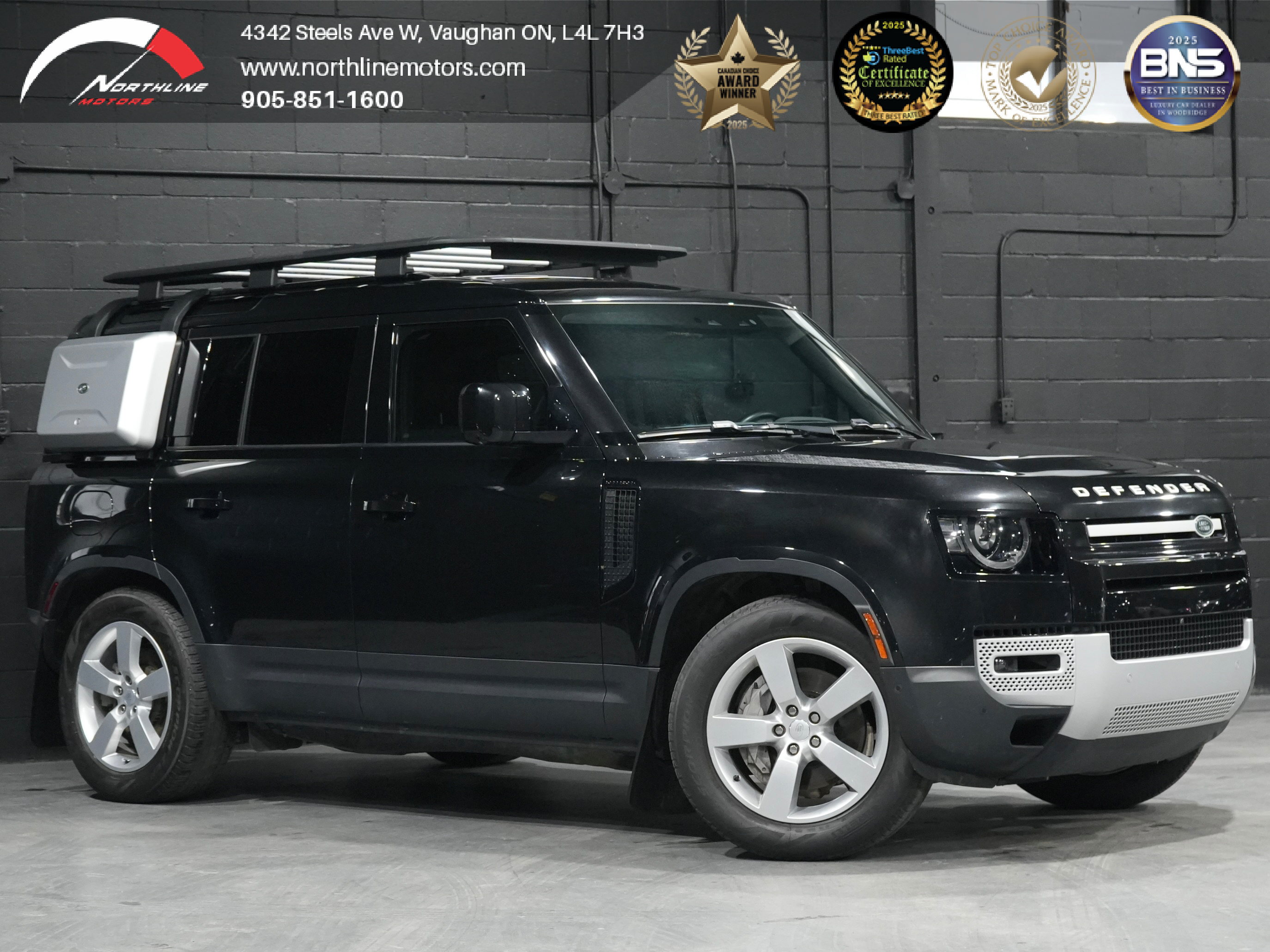 Black 2023 Land Rover Defender 110 SE AWD SUV / Crossover All-Wheel Drive 8-Speed Automatic