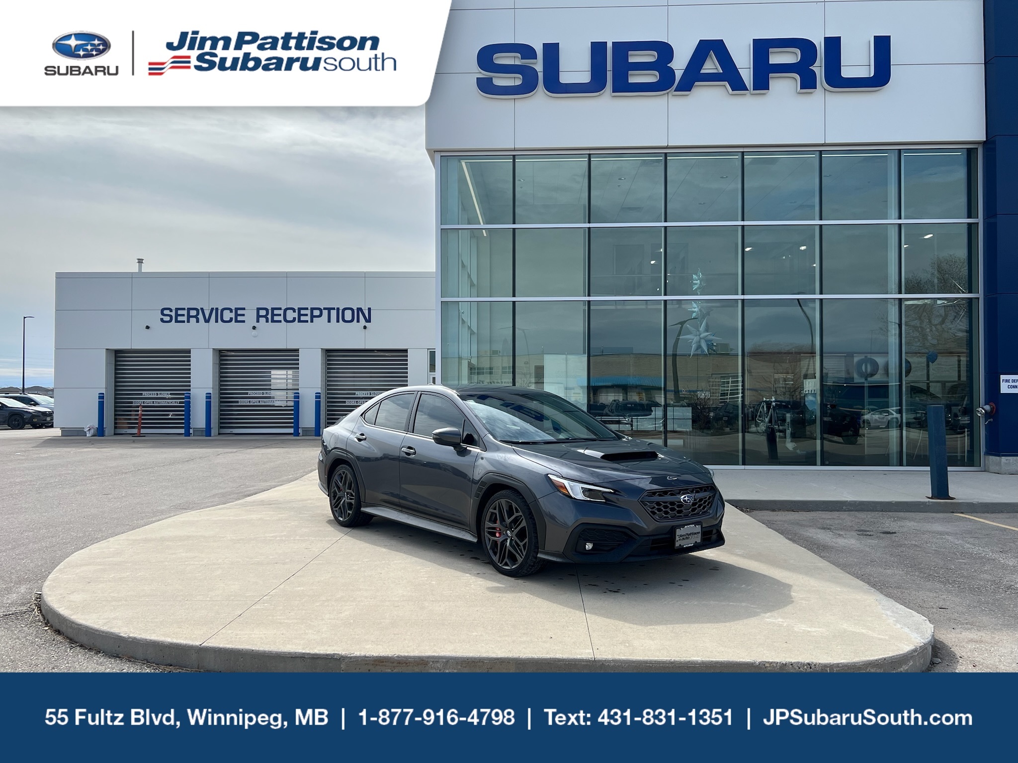 Gray 2024 Subaru WRX RS AWD Sedan 6-Speed Manual