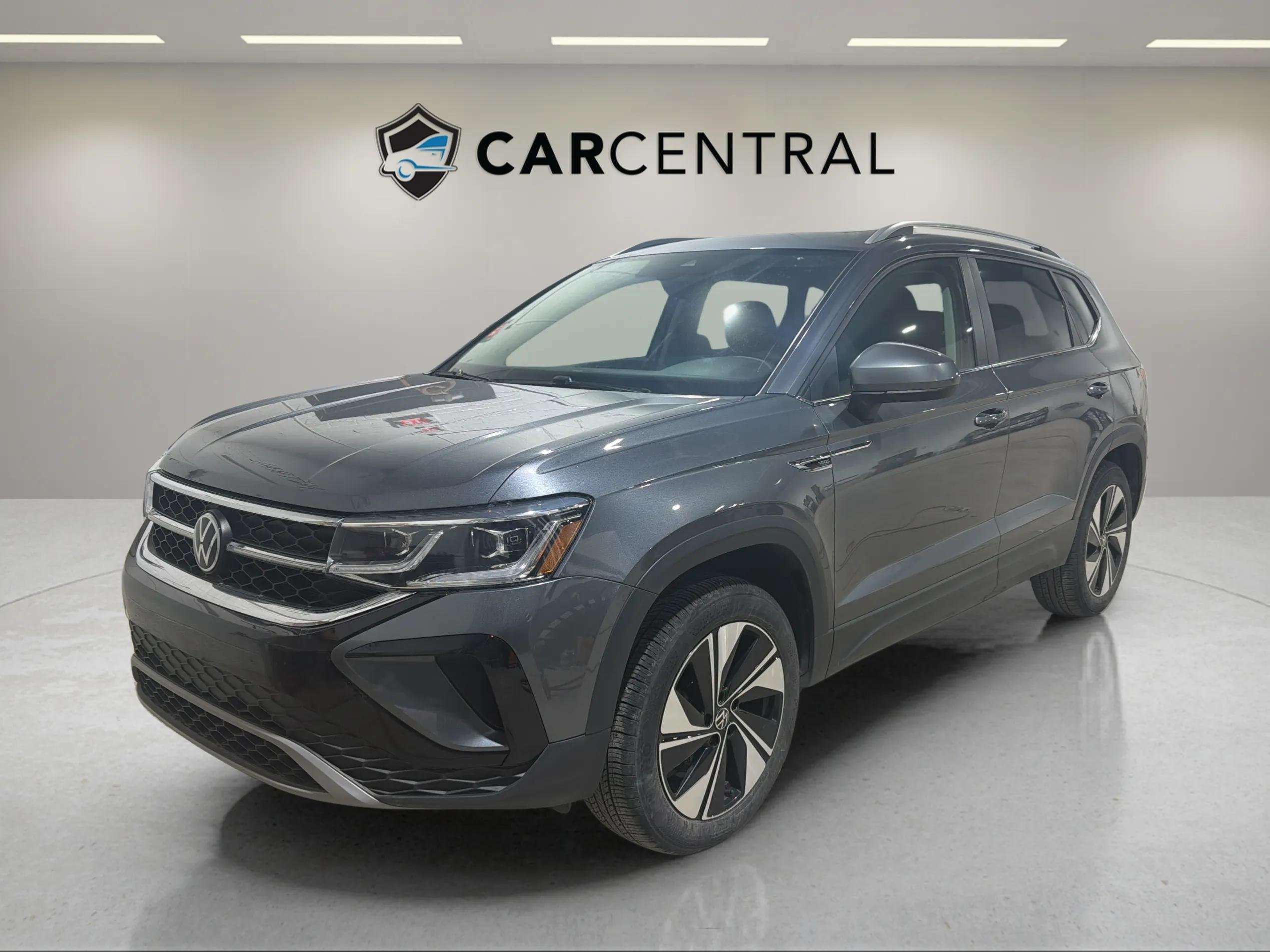 Gray 2024 Volkswagen Taos Highline 4Motion SUV / Crossover 7-Speed Automatic
