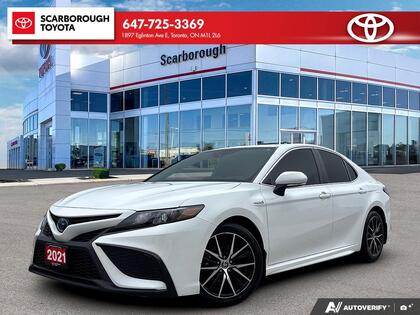 used 2021 Toyota Camry Hybrid car, priced at $29,495
