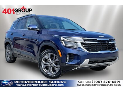 Blue 2024 Kia Seltos EX AWD SUV / Crossover All-Wheel Drive Continuously Variable Transmission