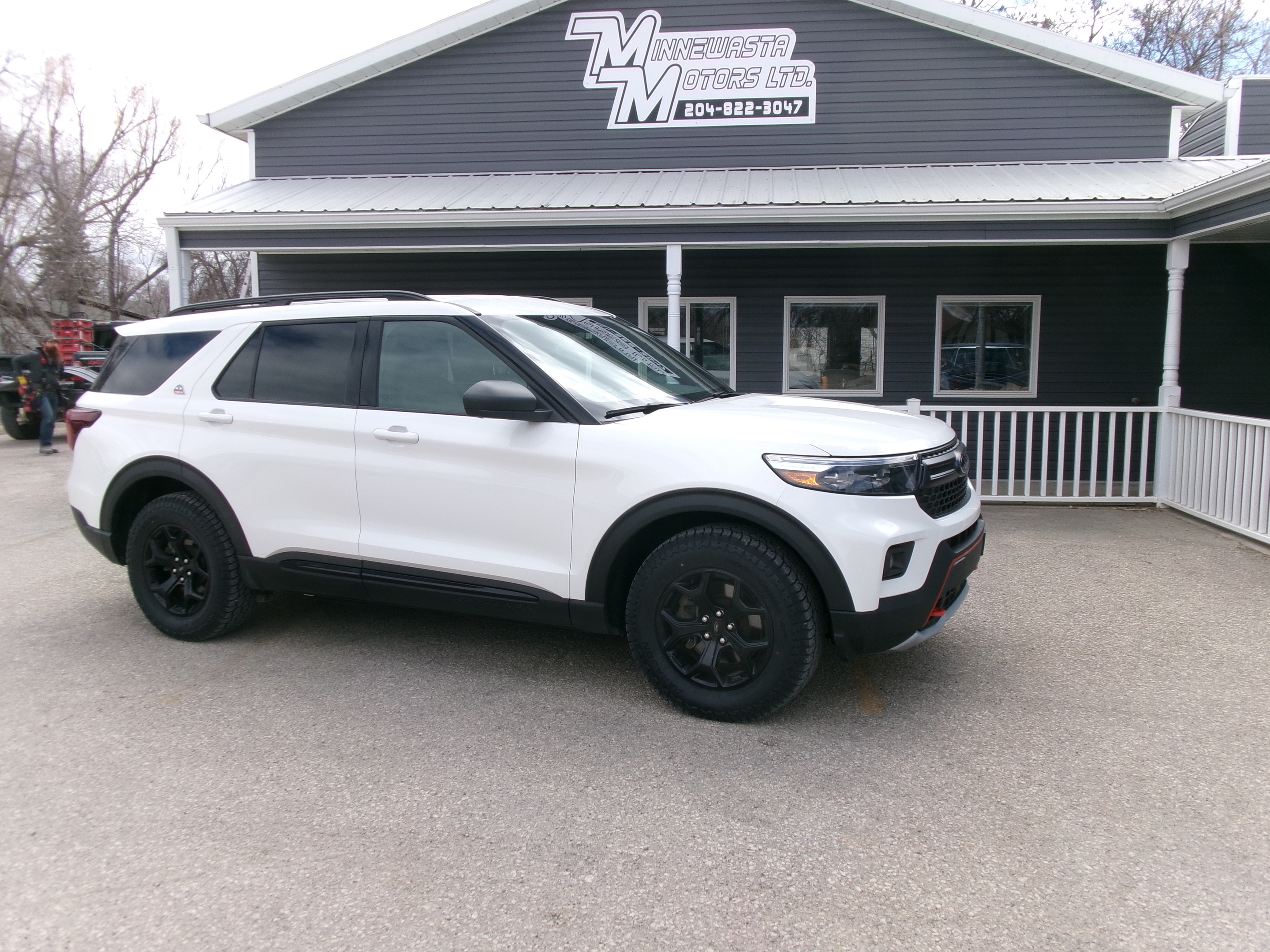 White 2022 Ford Explorer Timberline AWD SUV / Crossover All-Wheel Drive Automatic