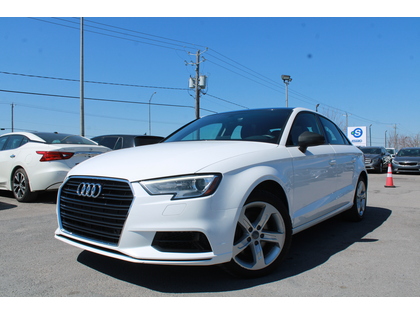 White 2018 Audi A3 2.0T quattro Komfort Sedan AWD Sedan Automatic