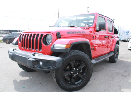 Red 2020 Jeep Wrangler Unlimited Sahara Altitude 4WD SUV / Crossover Four-Wheel Drive Automatic