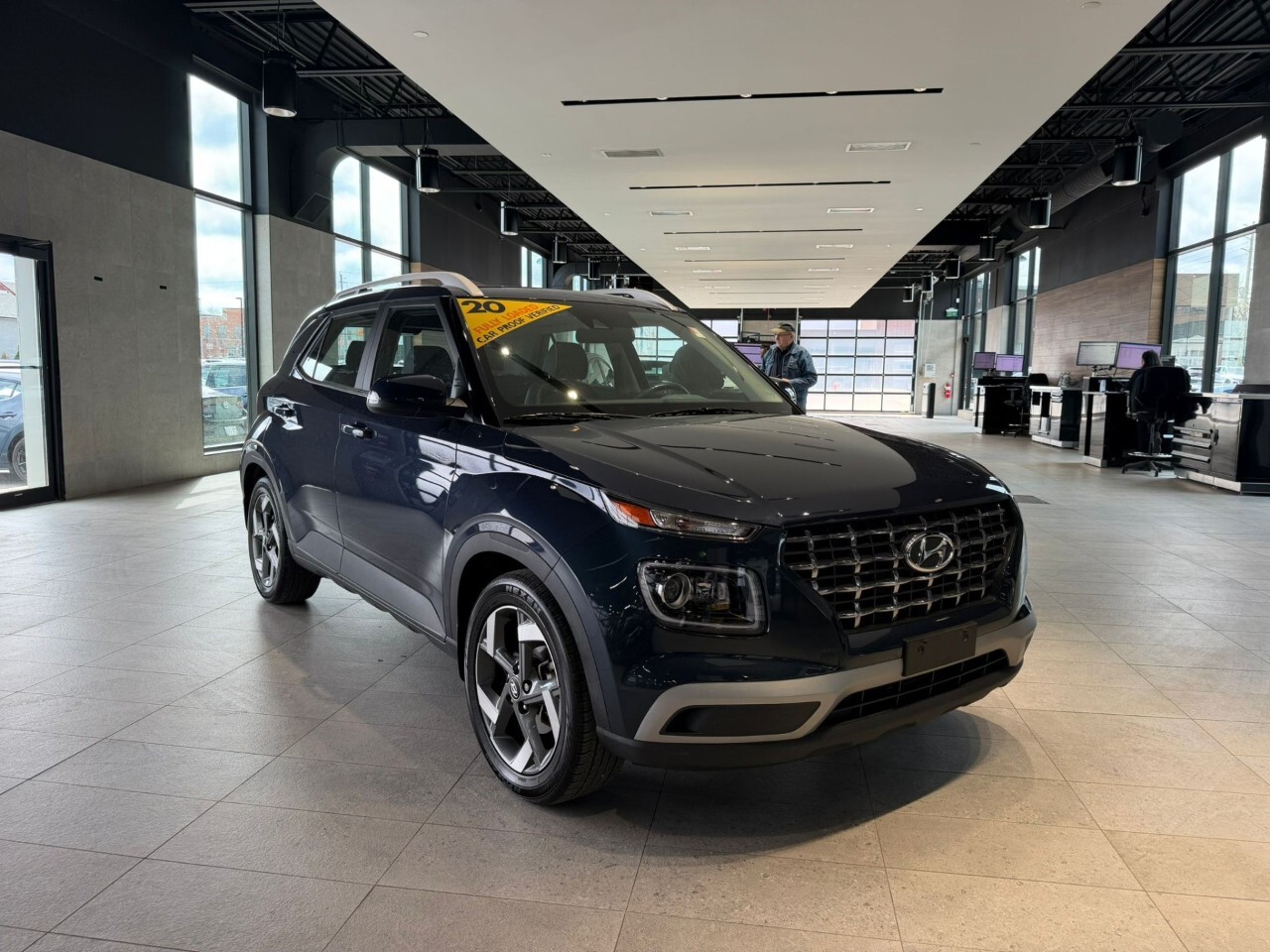 Gray 2020 Hyundai Venue Ultimate FWD SUV / Crossover Automatic