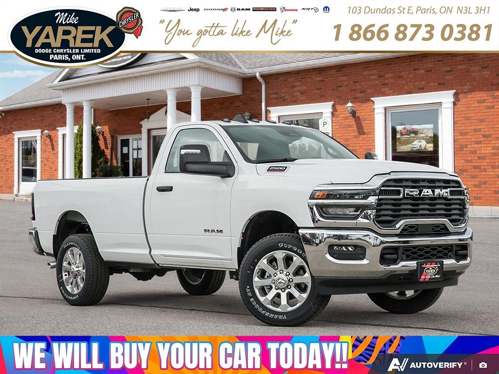 White 2026 RAM 2500 Big Horn LB 4WD Pickup Truck Four-Wheel Drive 8-Speed Automatic