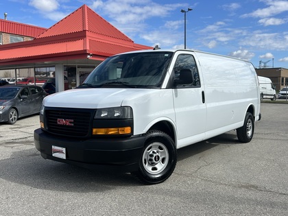 White 2023 GMC Savana Cargo 2500 Extended RWD Van Rear-Wheel Drive 8-Speed Automatic