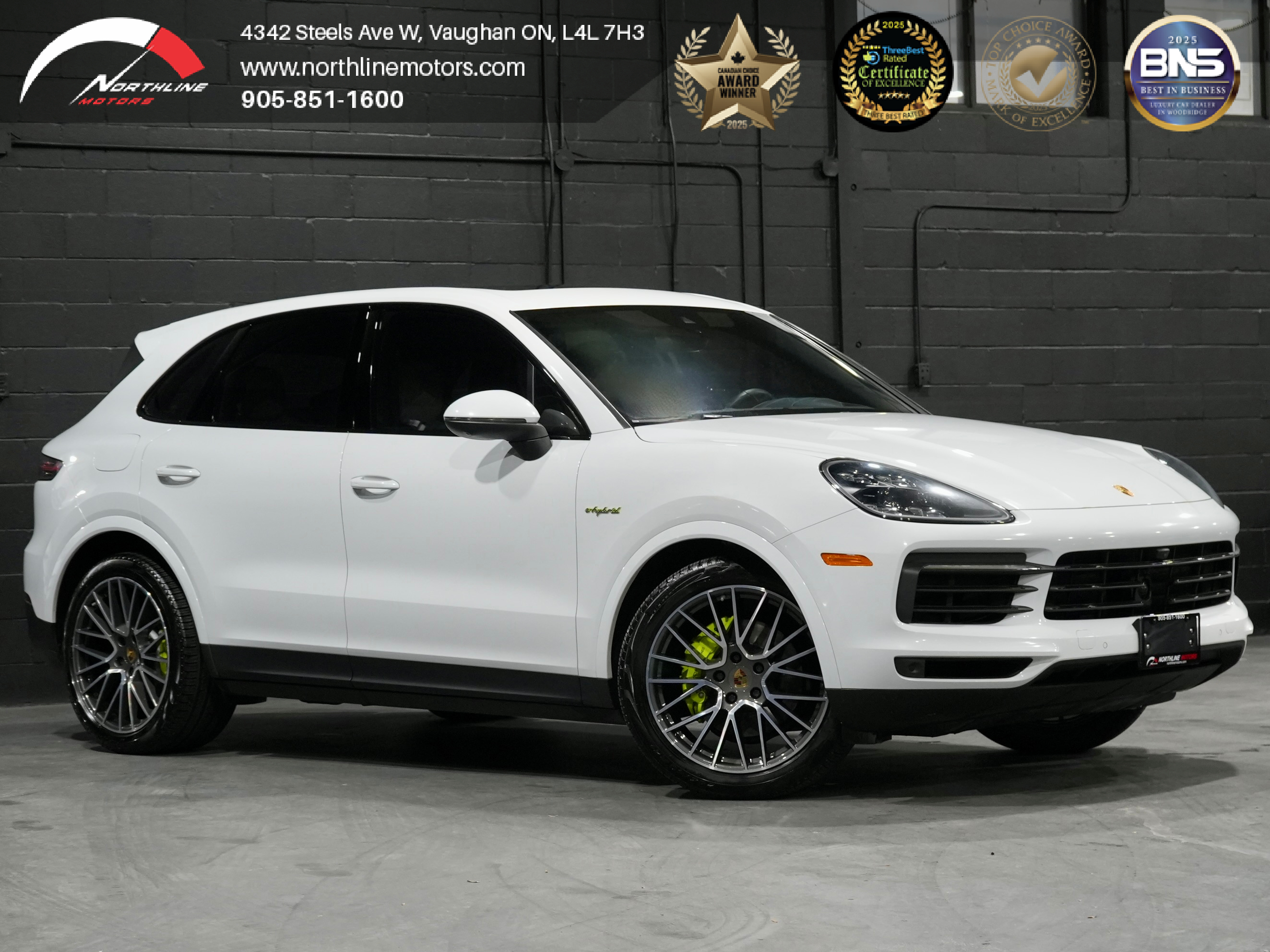 White 2019 Porsche Cayenne E-Hybrid AWD SUV / Crossover All-Wheel Drive 8-Speed Automatic