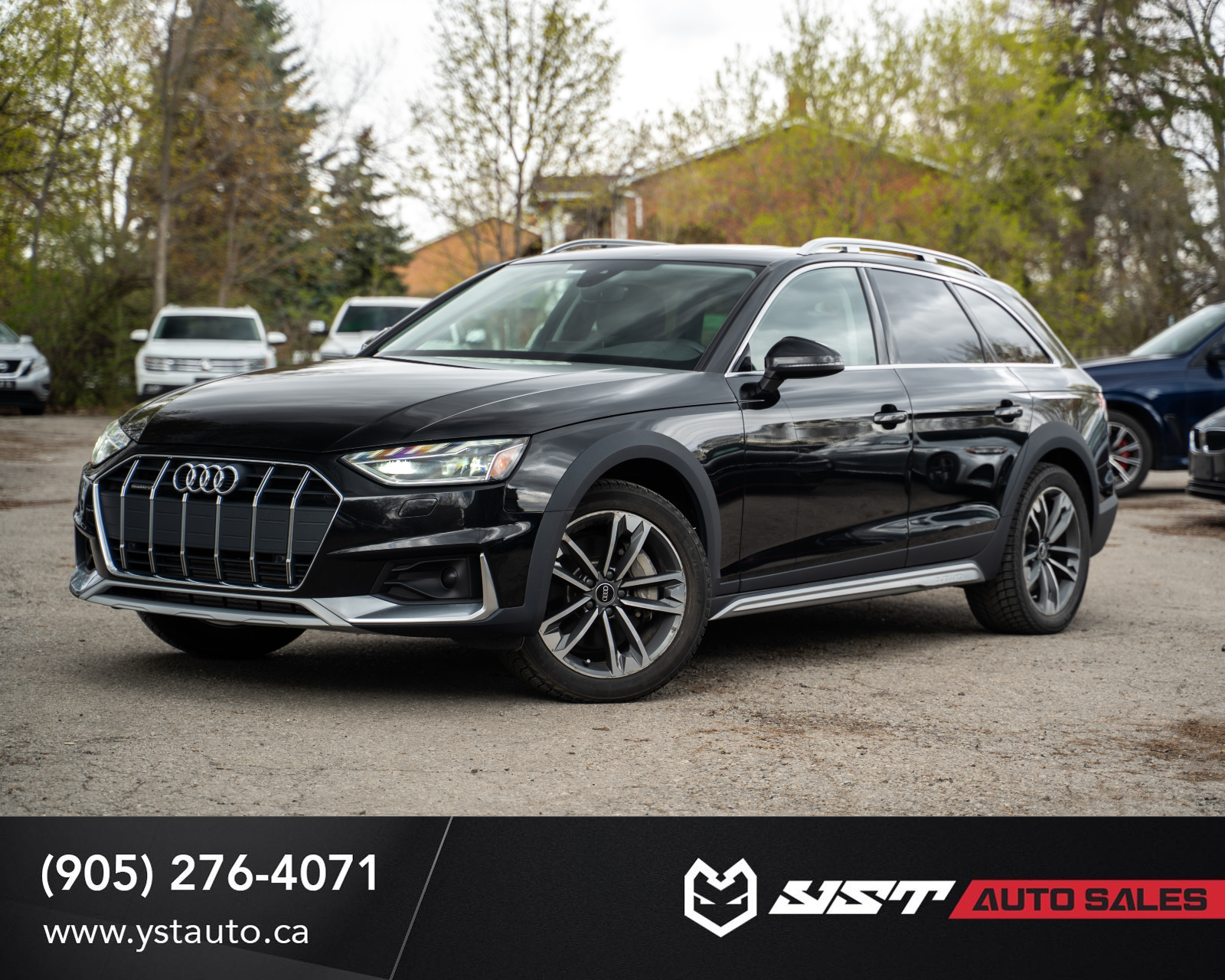 Black 2021 Audi A4 Allroad quattro Premium 45 TFSI AWD Wagon All-Wheel Drive 7-Speed Automatic