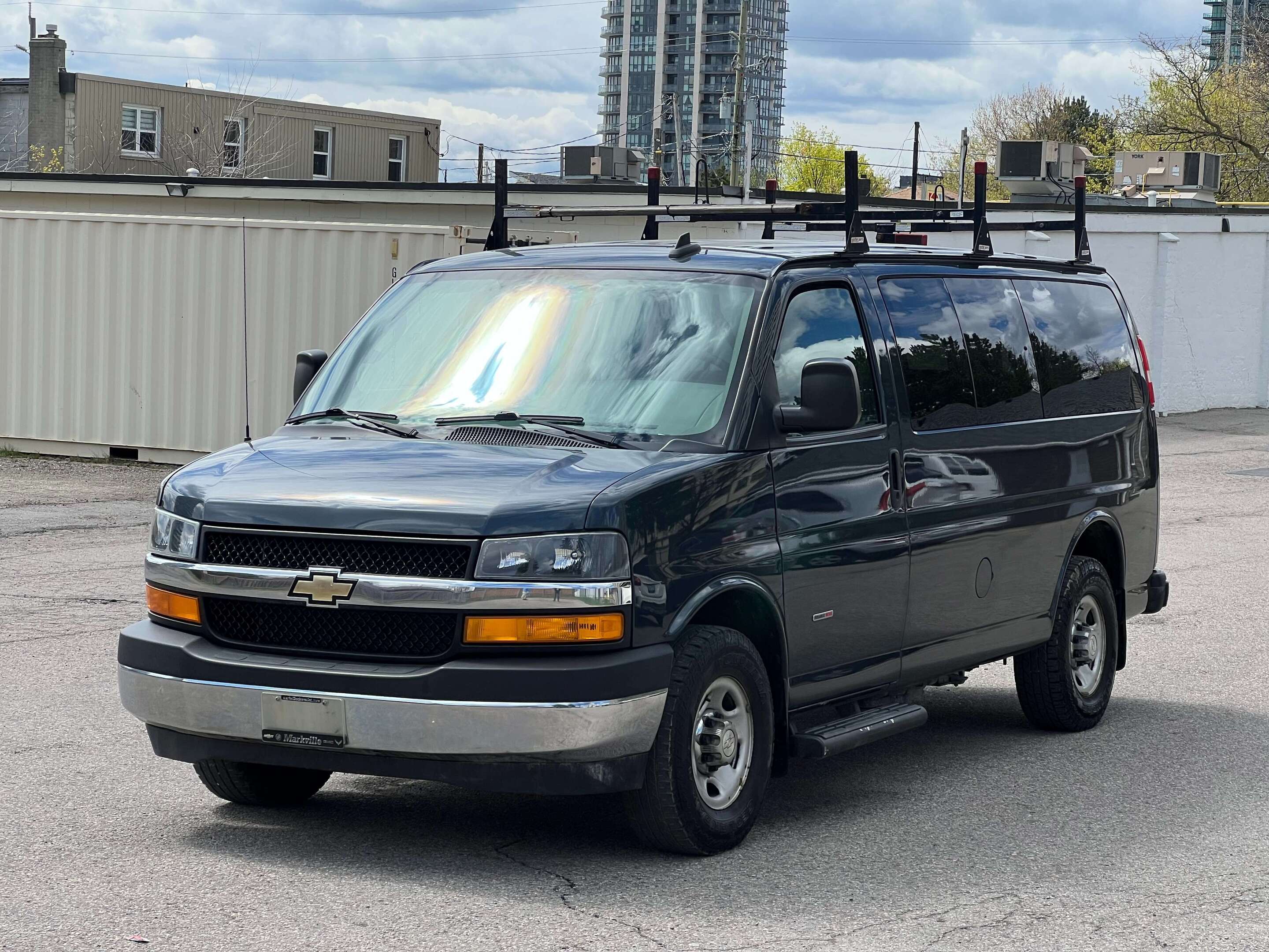 Gray 2018 Chevrolet Express Van Rear-Wheel Drive Automatic