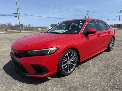 Red 2022 Honda Civic Sedan Front-Wheel Drive Automatic