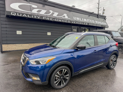 Blue 2020 Nissan Kicks SR FWD SUV / Crossover Front-Wheel Drive Continuously Variable Transmission